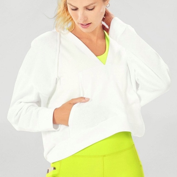 Fabletics Tops - Fabletics Rosanna hoodie oversized cropped sweatshirt size XS